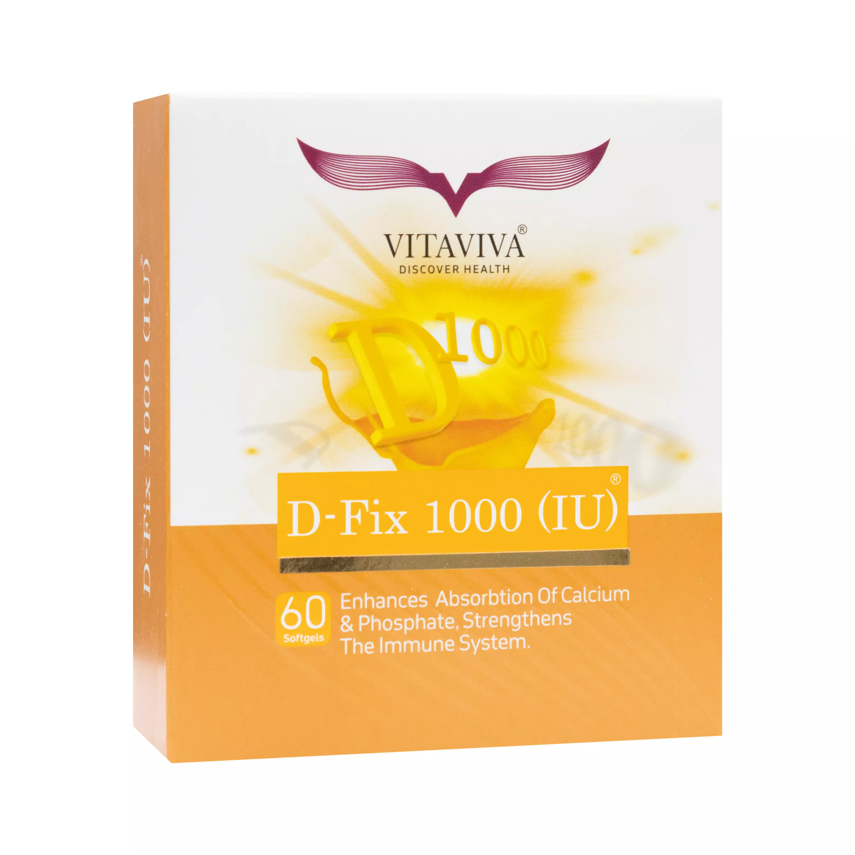 سافت ژل دی فیکس 1000 ویتاویوا گل دارو